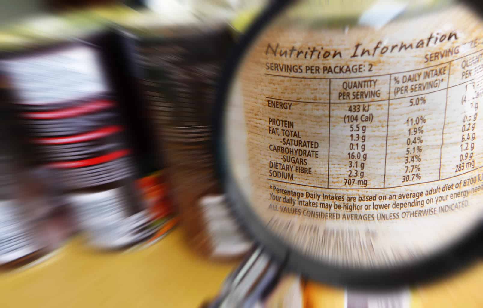 research on food labels